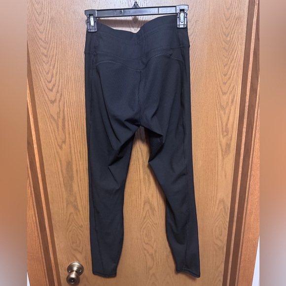 Fabletics Oasis Black Ribbed Drawstring Leggings - Picture 5 of 8